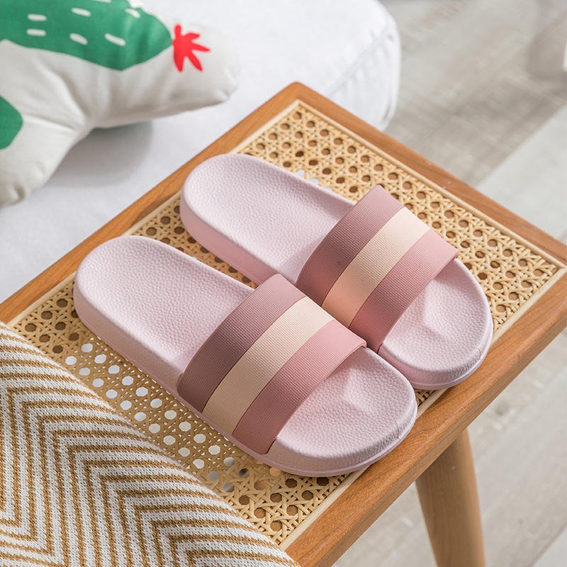 New Summer Trendy Man Beach Flat Shoes Slippers And Sandals Men's And Women Bubble Slides Slippers