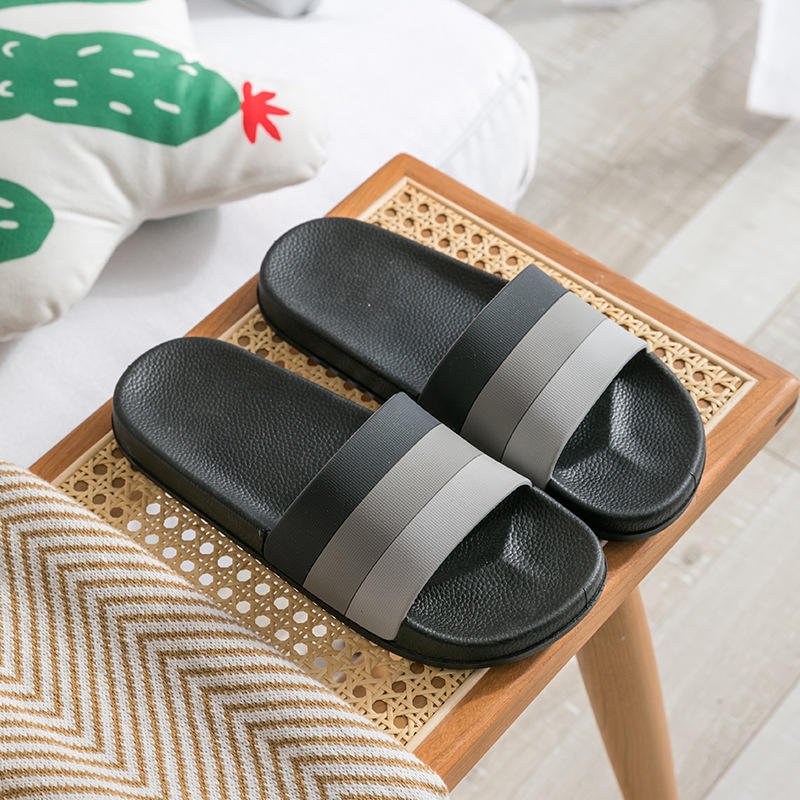 New Summer Trendy Man Beach Flat Shoes Slippers And Sandals Men's And Women Bubble Slides Slippers