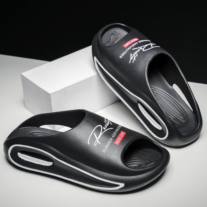 Designer Unisex Slide Slippers Open Toe Chappal Sandalia Sleeper Shoes for Women Outdoor with PVC & Rubber Insole