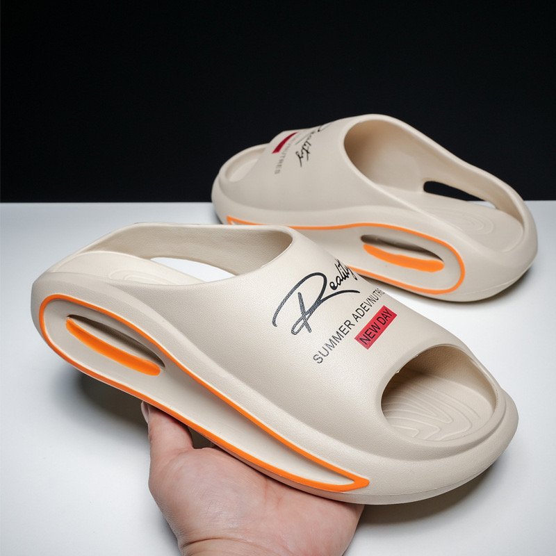 Designer Unisex Slide Slippers Open Toe Chappal Sandalia Sleeper Shoes for Women Outdoor with PVC & Rubber Insole
