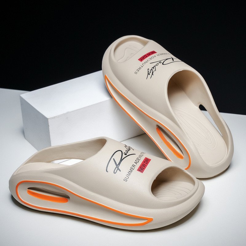 Designer Unisex Slide Slippers Open Toe Chappal Sandalia Sleeper Shoes for Women Outdoor with PVC & Rubber Insole