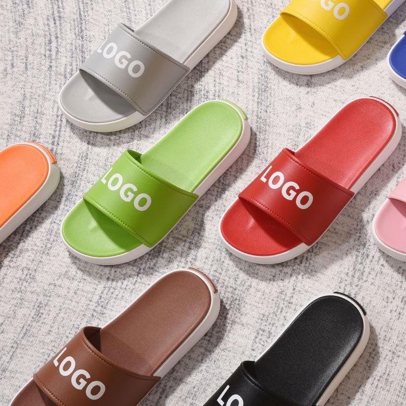 Multi-use Item Sports Slippers Casual Slide PVC Slippers With Digital Printing Logo
