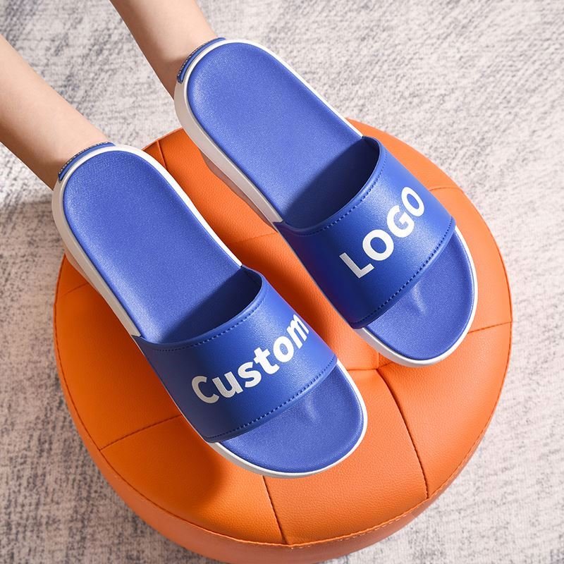 Multi-use Item Sports Slippers Casual Slide PVC Slippers With Digital Printing Logo