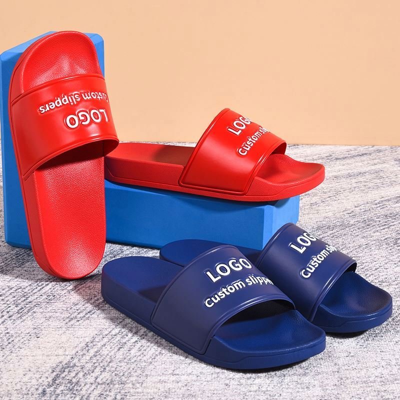 Multi-use Item Sports Slippers Casual Slide PVC Slippers With Digital Printing Logo