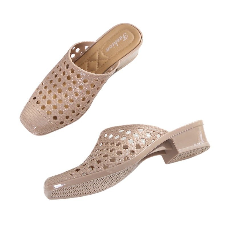 2021 Crystal Jelly Sandals Multi Color Cheap Flat Women Beach Casual Slides Slippers