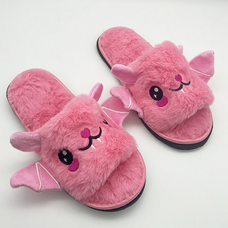Funny Hide And Seek Ghost Slippers Cotton Slippers Stuffed Custom Slippers For Christmas Gift