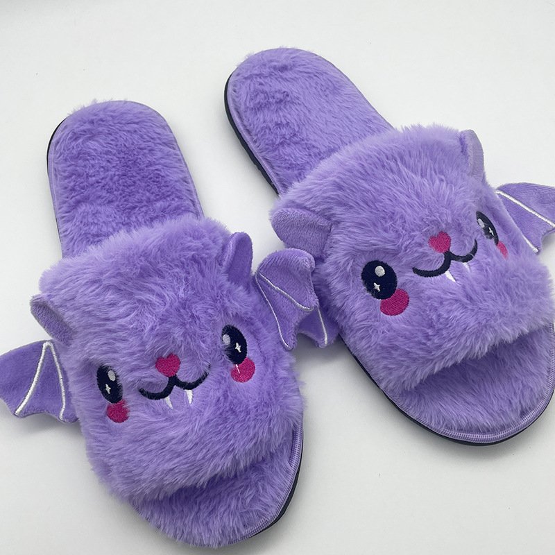 Funny Hide And Seek Ghost Slippers Cotton Slippers Stuffed Custom Slippers For Christmas Gift