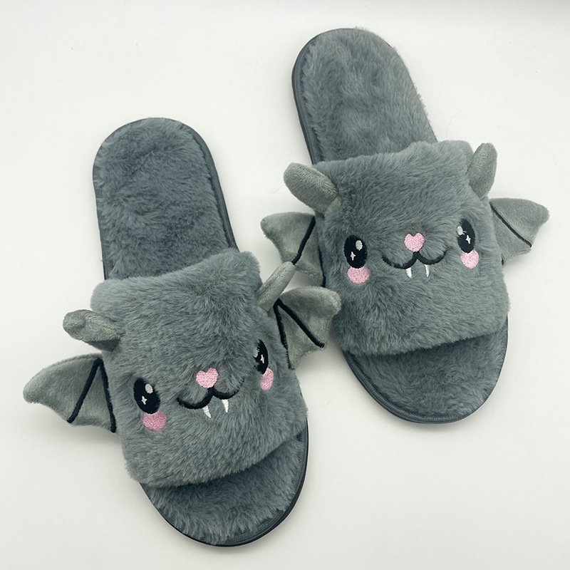 Funny Hide And Seek Ghost Slippers Cotton Slippers Stuffed Custom Slippers For Christmas Gift