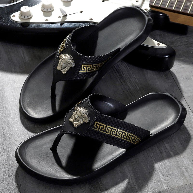 Brand Slippers Men Sandals Slippers Male Rubber Men Slides Sandals Beach Men Plus Size