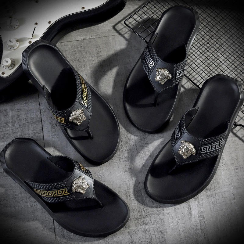 Brand Slippers Men Sandals Slippers Male Rubber Men Slides Sandals Beach Men Plus Size