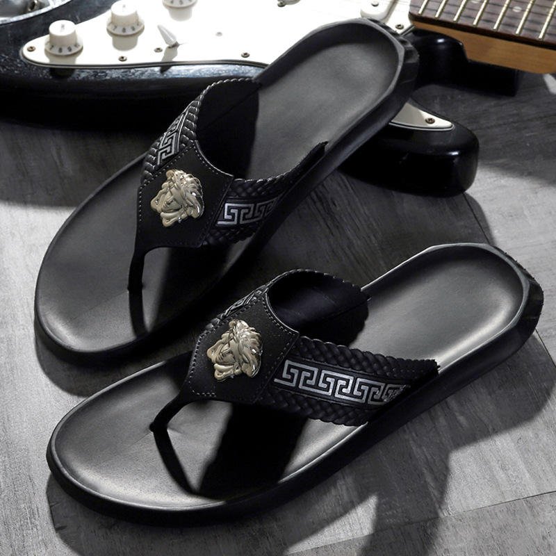 Brand Slippers Men Sandals Slippers Male Rubber Men Slides Sandals Beach Men Plus Size