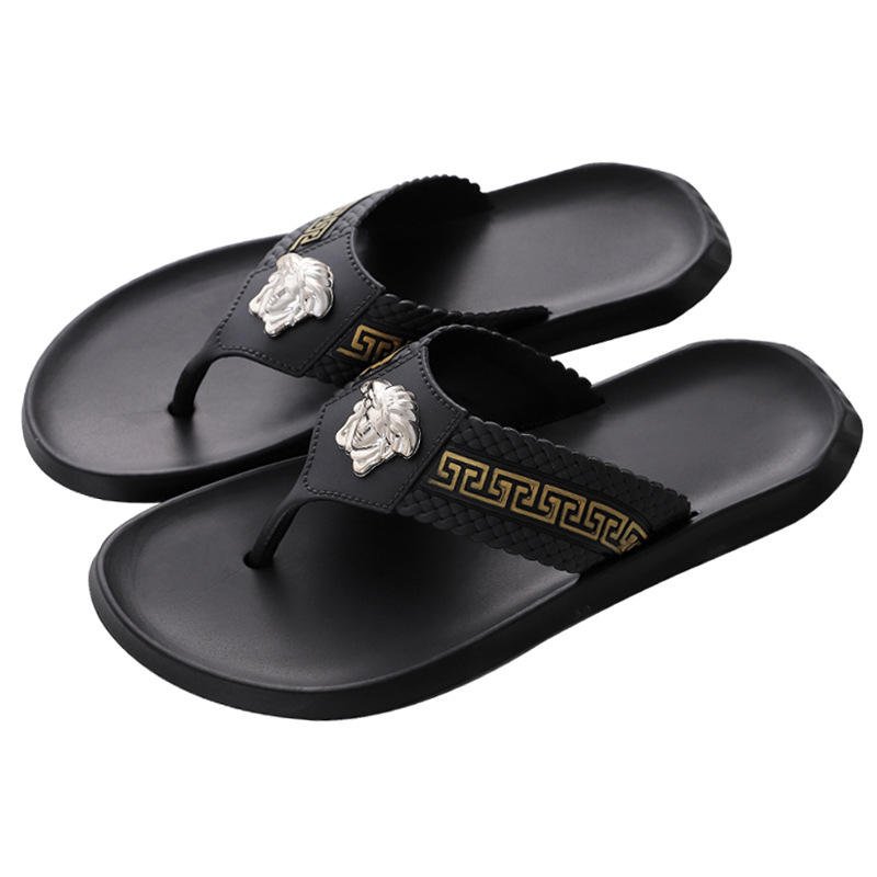 Brand Slippers Men Sandals Slippers Male Rubber Men Slides Sandals Beach Men Plus Size