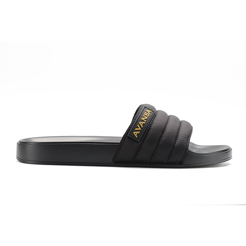 Henghao Non-Slip 3d Slide Slippers Your Own Design Genuine Leather Slide Slippers Letter Printed Slides Slippers Factory Price