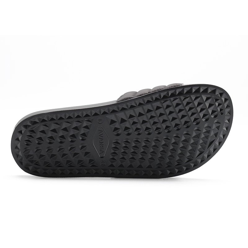 Henghao Non-Slip 3d Slide Slippers Your Own Design Genuine Leather Slide Slippers Letter Printed Slides Slippers Factory Price