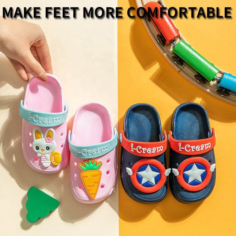 Trendy Anti-slip Cute Garden Shoes Cartoon Slides Sandals Clogs Children Beach Slipper