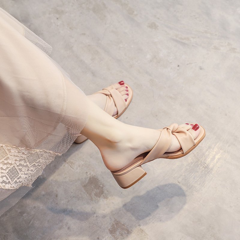 Good quality ladies heel slippers slippers for women outdoor ladies designer slippers