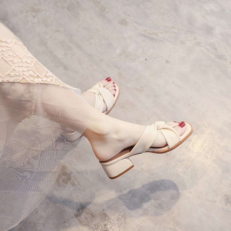 Good quality ladies heel slippers slippers for women outdoor ladies designer slippers