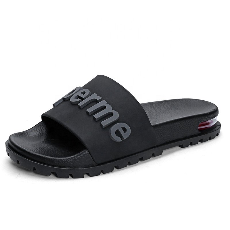New Design Factory Price Custom Logo PVC Slides Slippers Home Outdoor Comfortable Shoes Plain Blank Slide Sandals