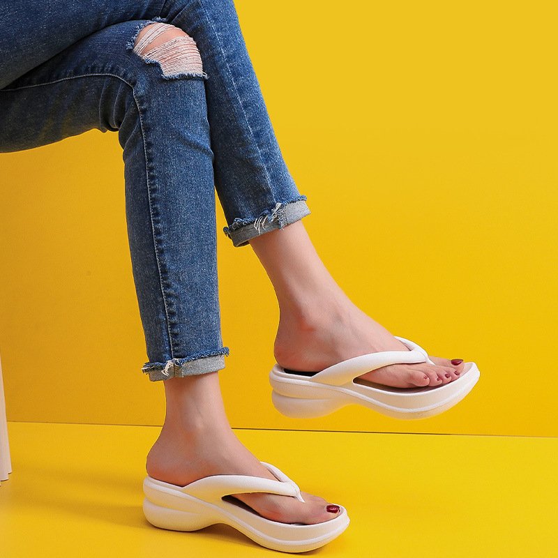Wholesale New Soft Thick-Soled Flip-flops Female Slippers Non-Slip EVA Slide Slipper Flip Flop for Lady