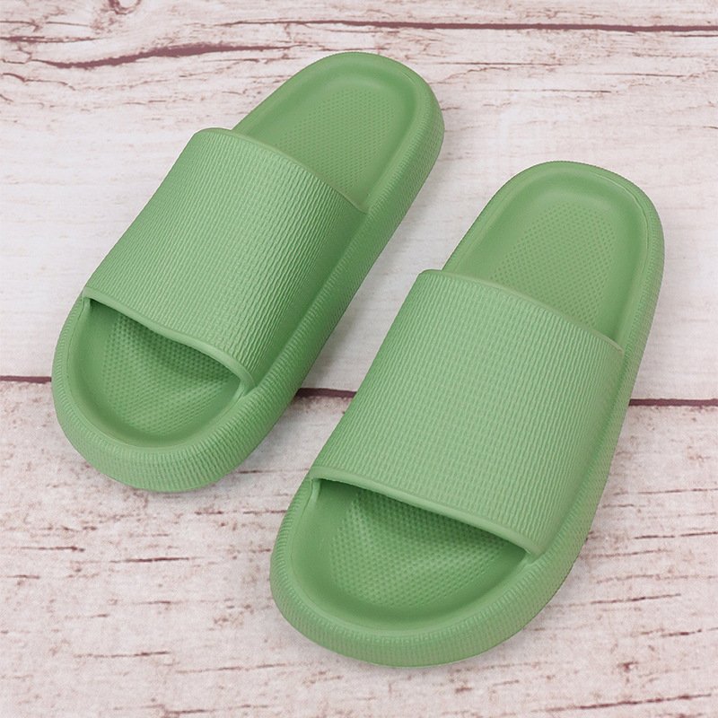 2024 Women Thick Platform Slippers Summer Beach Eva Soft Sole Slide Sandals Leisure Ladies Indoor Bathroom Anti-slip Men's Shoes