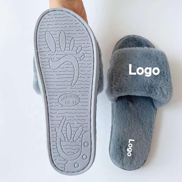 2024 Wholesale New Home Men's Slippers Winter Custom Men Slides Slippers Indoor Soft Non-slip Slides Slippers