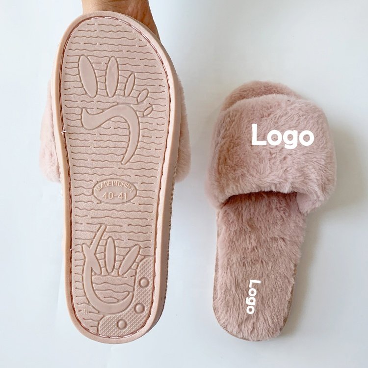 2024 Wholesale New Home Men's Slippers Winter Custom Men Slides Slippers Indoor Soft Non-slip Slides Slippers