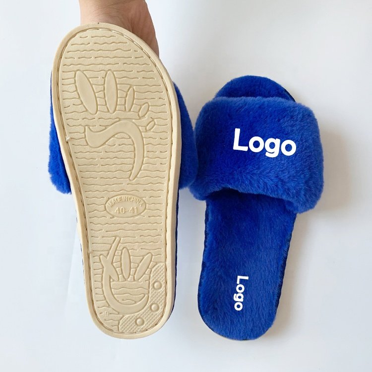 2024 Wholesale New Home Men's Slippers Winter Custom Men Slides Slippers Indoor Soft Non-slip Slides Slippers