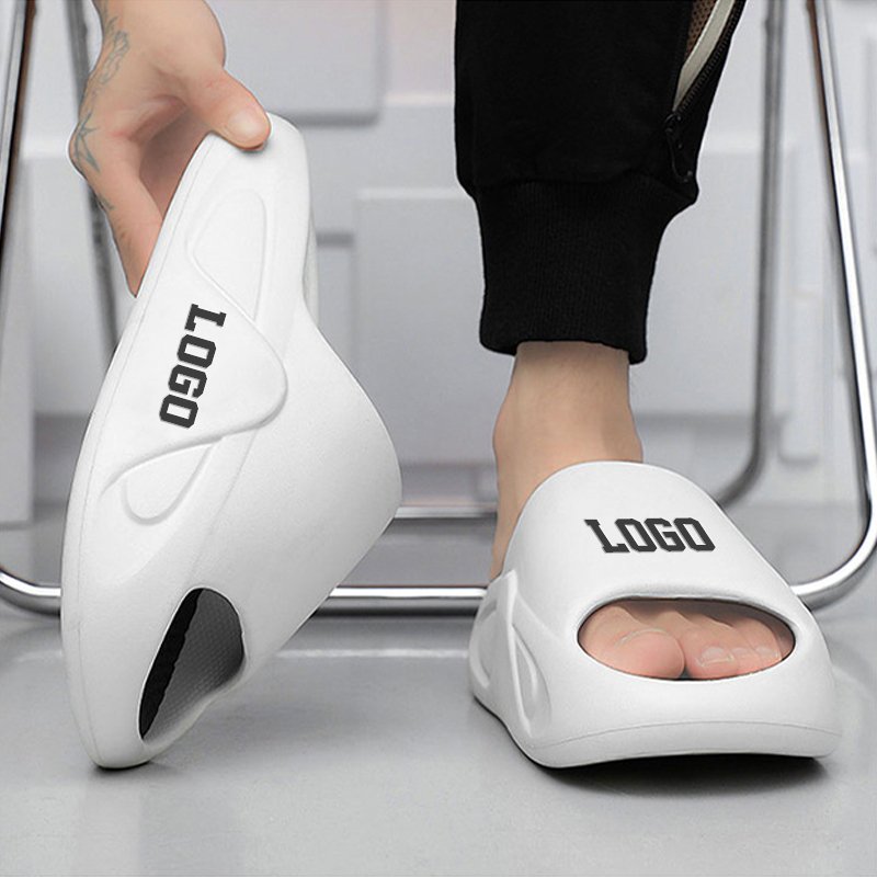 2024 Beach Fashion Women Summer Sandals Eva Custom Printed Sports Men'S Slides Slippers Logo For Men