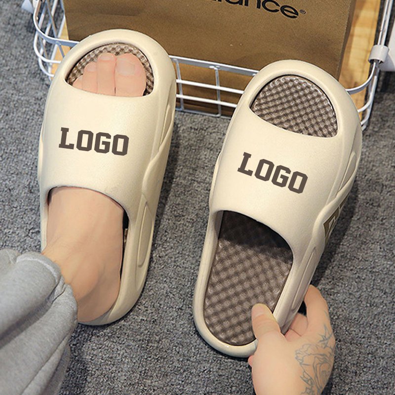 2024 Beach Fashion Women Summer Sandals Eva Custom Printed Sports Men'S Slides Slippers Logo For Men