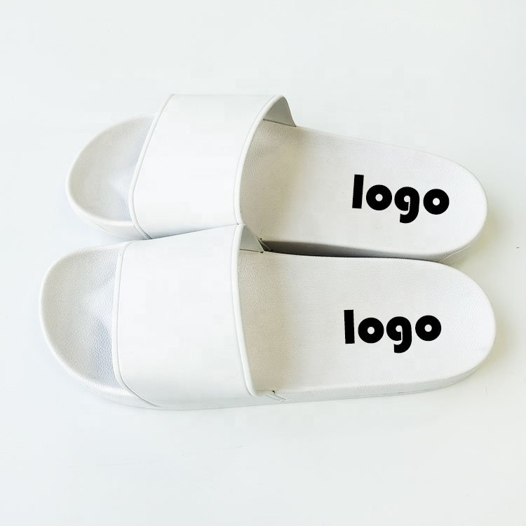 Big Size Customized Logo Made Women's Unisex Outdoor Sandals bathroom UK Custom Print Design Slide Slippers For girls