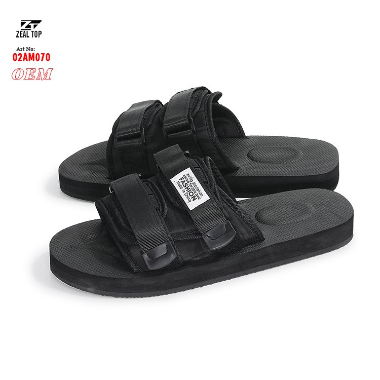 New model popular breathable Outdoor Sport sandals Adjust slide slippers custom logo man wholesale slide EVA slippers for men