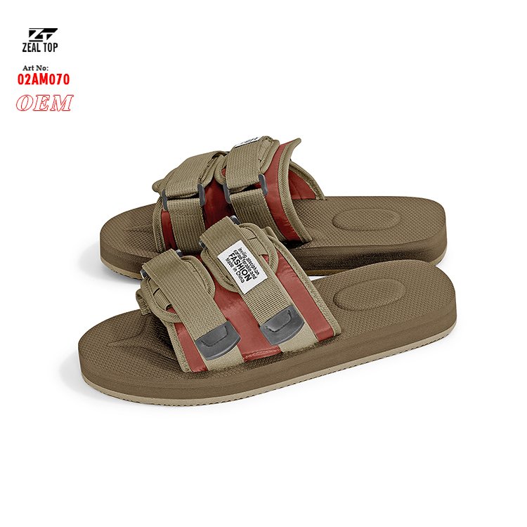 New model popular breathable Outdoor Sport sandals Adjust slide slippers custom logo man wholesale slide EVA slippers for men