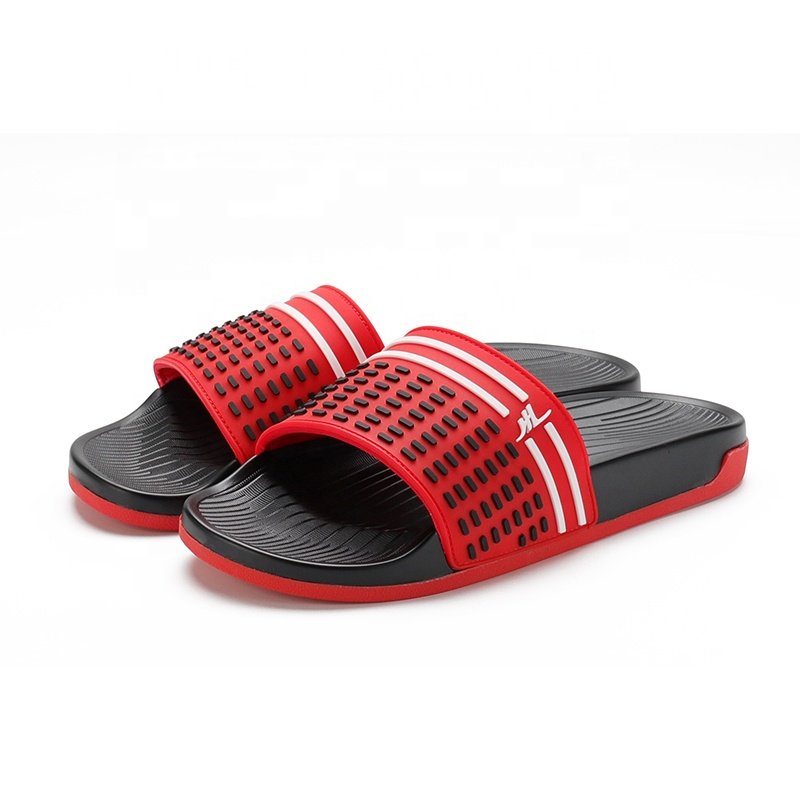 Henghao Custom Slides Slippers Sports Slippers Arch Support Hand Custom Color Option Multi-Colored Soft Sports Slippers For Men