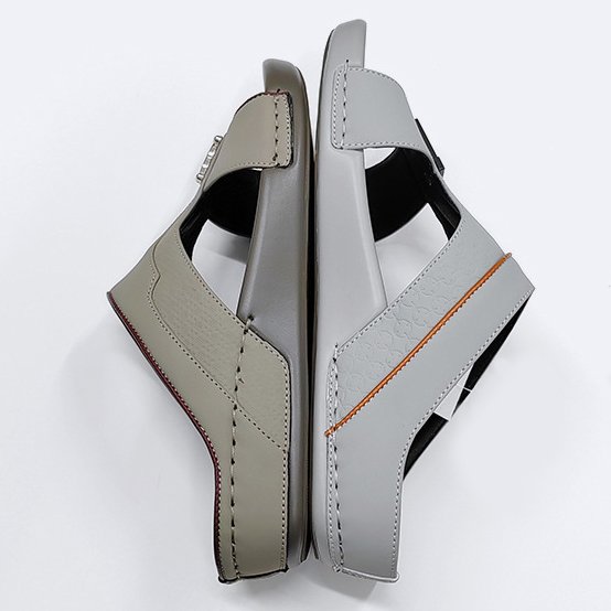 2024 new batch soft sole custom leisure outdoor pu men's sandals high quality non-slip comfortable men's leather slippers