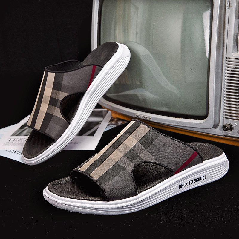 summer beach male slides adult home slides slippers outdoor luxury sandals custom sport shoes