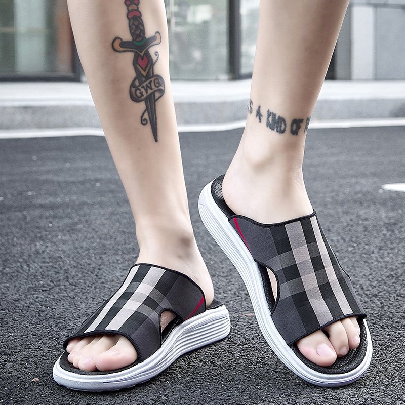 summer beach male slides adult home slides slippers outdoor luxury sandals custom sport shoes