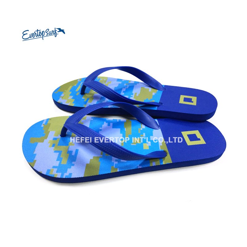 Custom Printing Logo Pattern Unisex Black Plain Men's Sandals Slides Home Slippers Flip-Flops Slippers