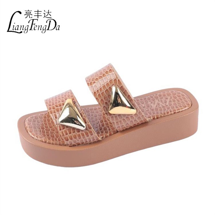 designer sandals New Style Sexy Open Toe Ladies Slippers Platform PVC Slides Women Slippers Slip On Fashion Sandals heel protection