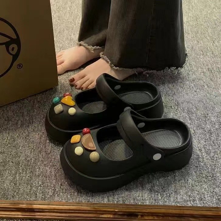 Casual Footwear Summer Eva Breathable Beach Shoes Slides Slipper Cute Creative Outdoor Garden Shoes