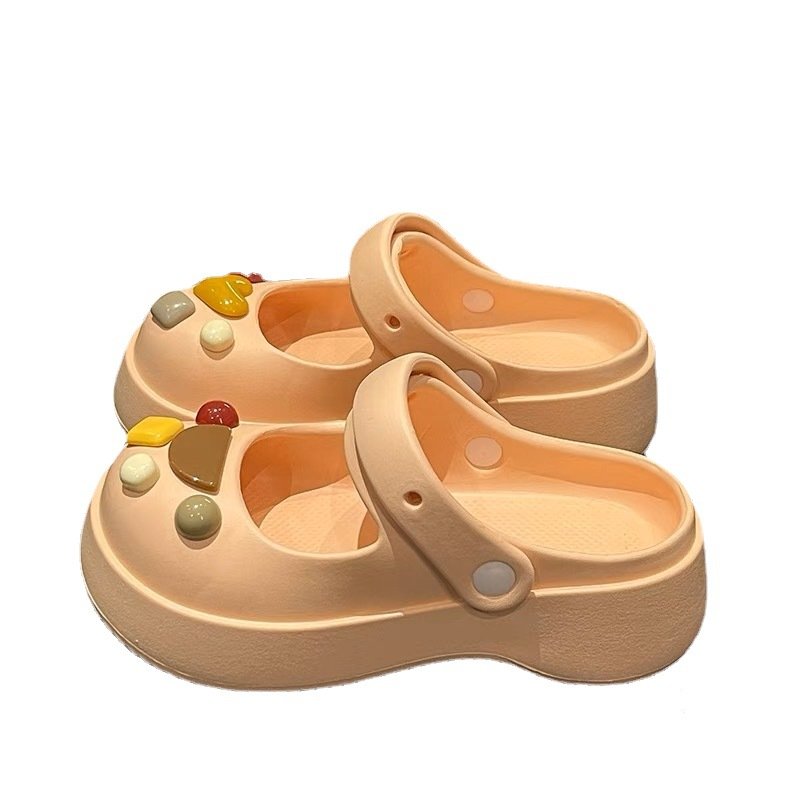 Casual Footwear Summer Eva Breathable Beach Shoes Slides Slipper Cute Creative Outdoor Garden Shoes