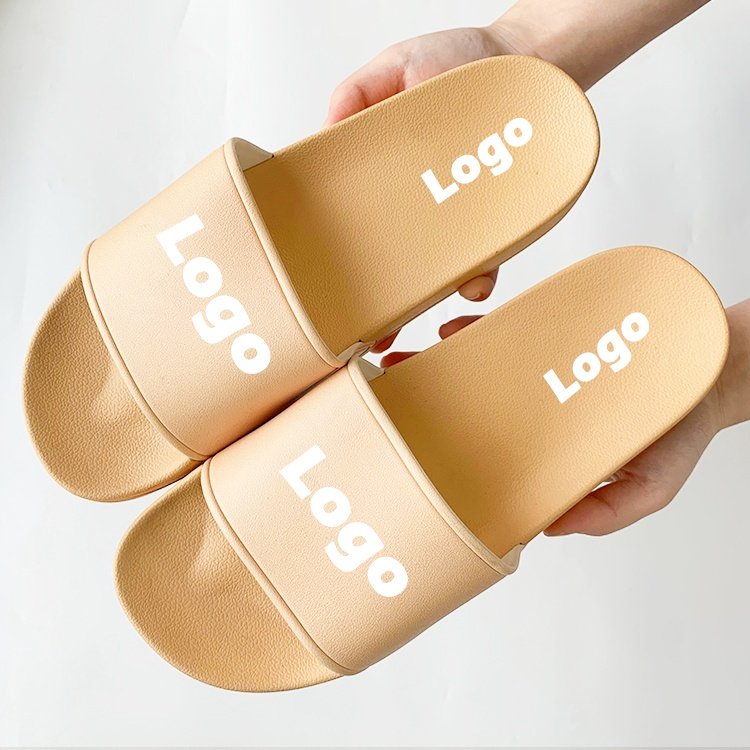 High Quality Summer Custom Logo Slipper Slide Custom Logo Sandals Home Slipper PVC Slide Slippers for Women