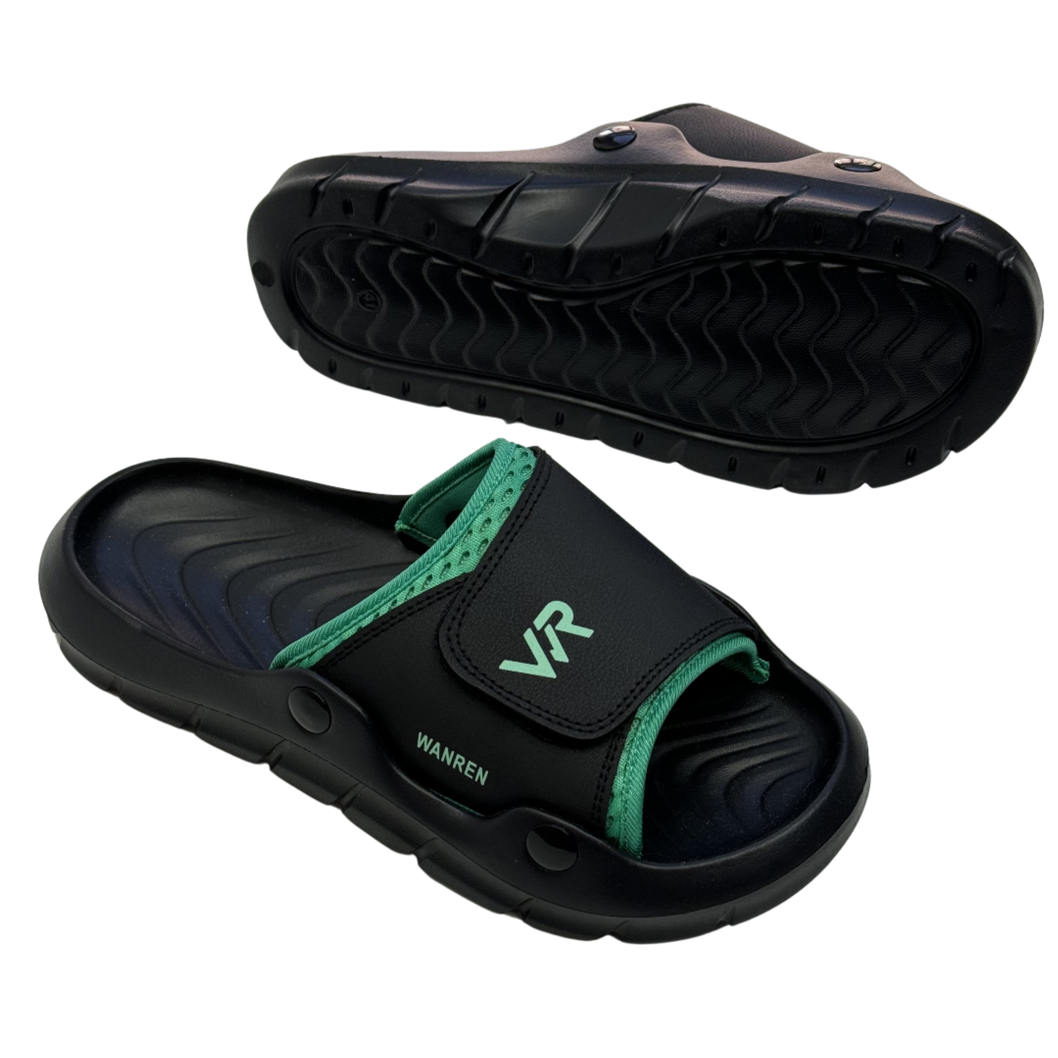Bosirui Customized Upper Slippers Man Fashion Sports Sandals Slides Rubber Slides Slippers for Men EVA Cotton Fabric CN;FUJ
