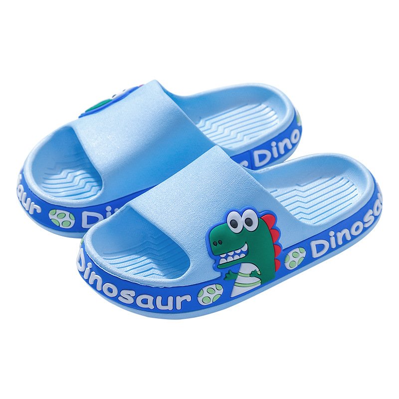 Cartoon Boys Girls Anti-Slip Slippers Slides Shoes Beach Sandals Kids Slippers Cartoon Dinosaur Kids Slipper
