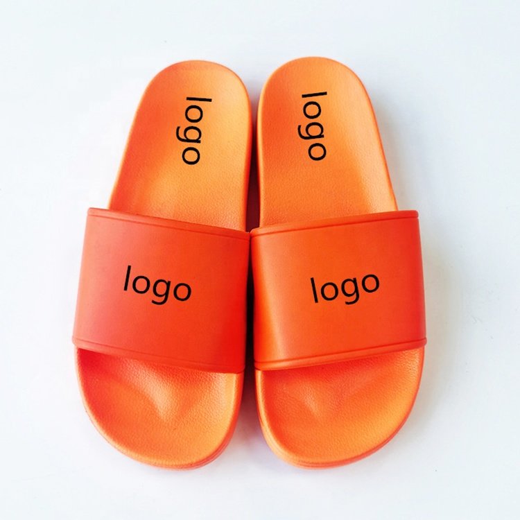 Logo PVC EVA Blank Designers Custom logo Slippers Slide Sandal,Summer Slides Women'S Flip Flops