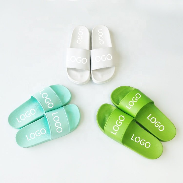 New Style Woman Unisex Sliders Custom Outdoor Lady Slides PVC House Logo Slipper Footwear Custom Slippers For women