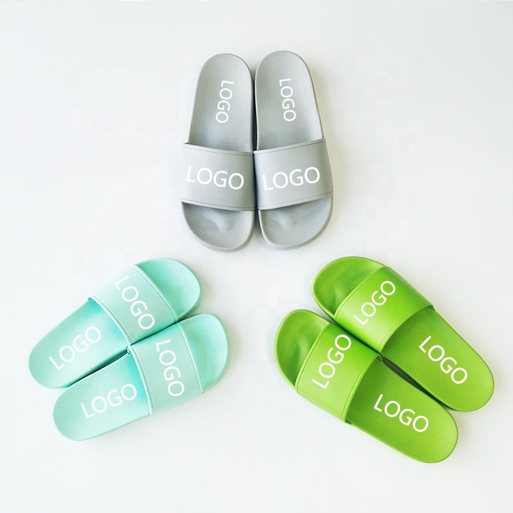 New Style Woman Unisex Sliders Custom Outdoor Lady Slides PVC House Logo Slipper Footwear Custom Slippers For women