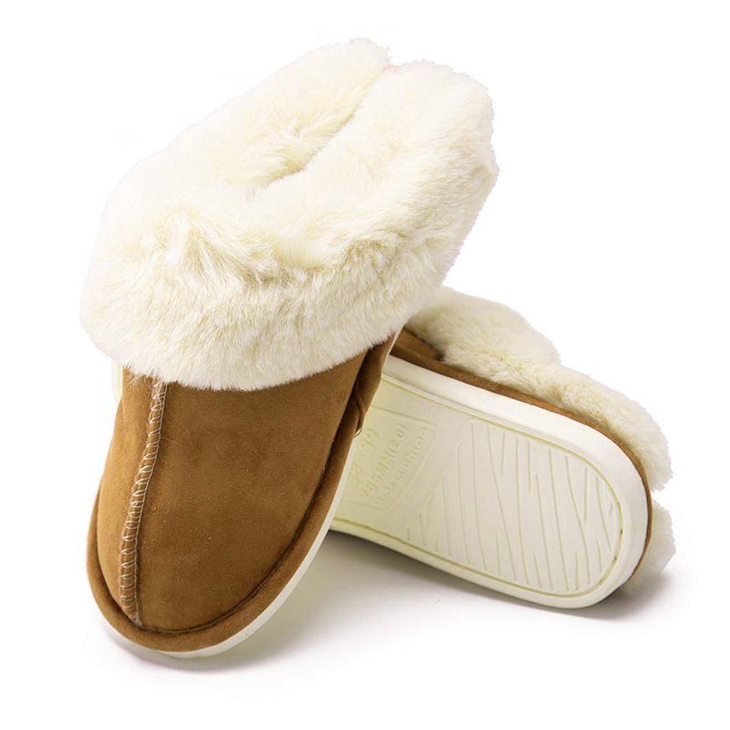 Free sample wholesale custom fur slides women winter slippers shoes indoor sheepskin home ladies slippers