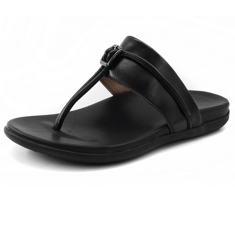Health Footwear Cork Roman Sandals Men Leather Sandal Slippers Arch Support Casual Light Summer Diabetic Shoes Cross Customized