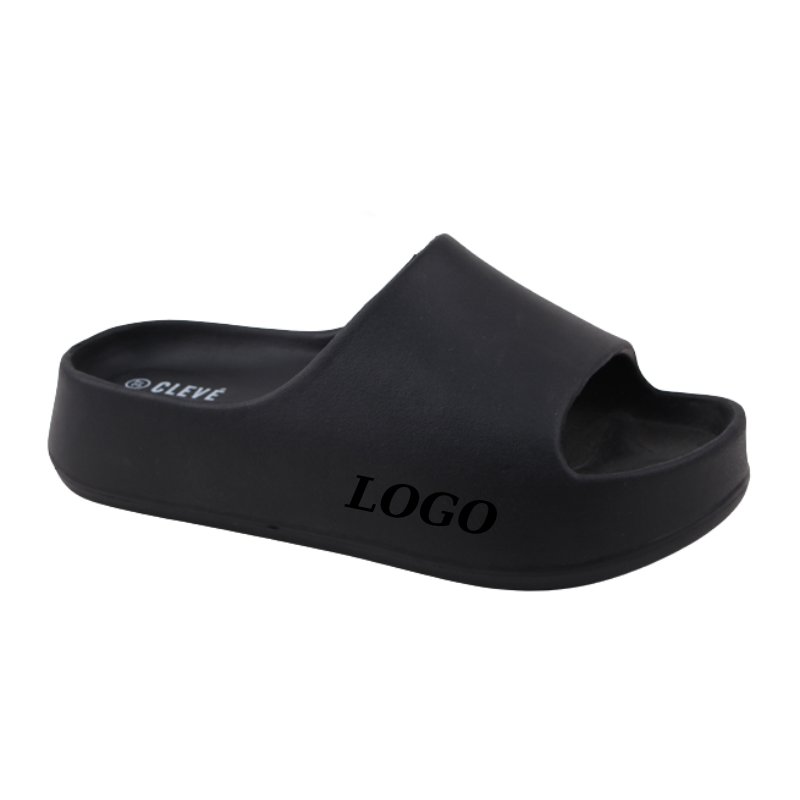 Soft Sandals Sandalias Mujer Custom Logo Thick Sole Platform Wedge Slippers Pantoufles Pour Femmes Slides Slippers