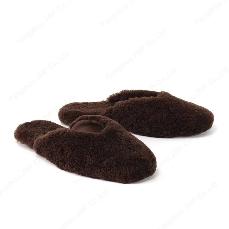 Custom Women's Fashion Loafers Fuzzy Curly Shearling Fur House Ladies Winter Warm Fluffy Home Plush Fleece Slides Slippers